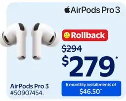 Walmart AirPods Pro 3 offer