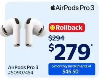 Walmart AirPods Pro 3 offer