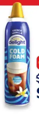 Walmart International Delight flavoured coffee creamer 946 mL or cold foam 369 g-396 g offer