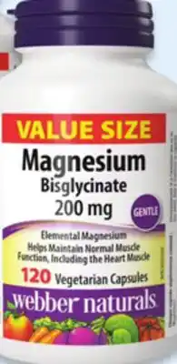 Walmart Webber Naturals magnesium offer