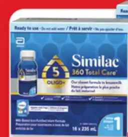 Walmart Similac 360 Total Care step 1 ready to feed formula offer