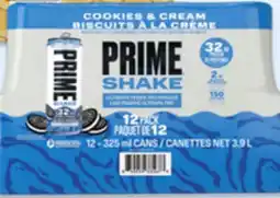 Walmart PRIME cookies & cream protein shakes offer