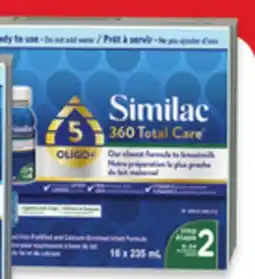 Walmart Similac 360 Total Care step 2 ready to feed formula offer