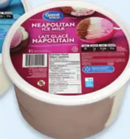 Walmart Great Value ice milk offer