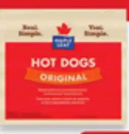 Walmart Maple Leaf hot dogs offer