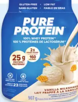 Walmart Pure Protein protein powder offer