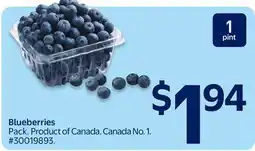 Walmart Blueberries offer