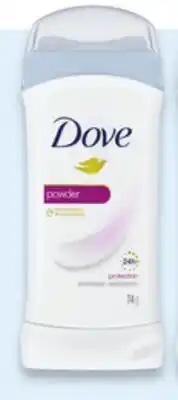 Walmart Dove deodorant or antiperspirant offer