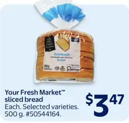 Walmart Your Fresh Market sliced bread offer