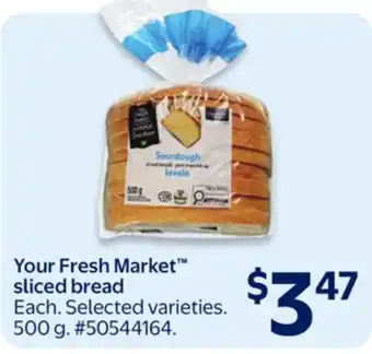 Walmart Your Fresh Market sliced bread offer