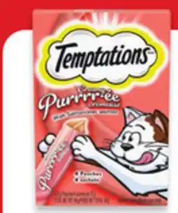 Walmart Temptations cat treats 180 g or lickables 40 g or 48 g offer