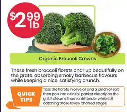 Healthy Planet Organic Broccoli Crowns offer
