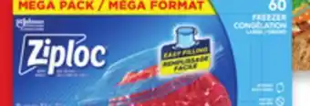 Walmart Ziploc Sandwich or Freezer Bags Mega Pack offer