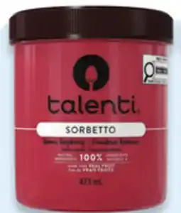 Walmart Talenti sorbet ice cream tubs offer