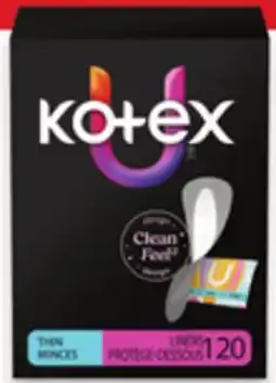 Walmart Kotex liners offer