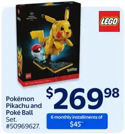 Walmart Lego Pokémon Pikachu and Poké Ball offer