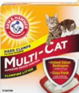 Walmart Arm & Hammer clumping cat litter offer