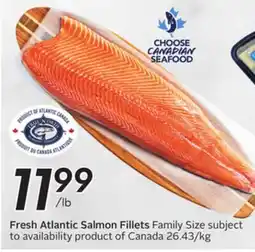 Sobeys Fresh Atlantic Salmon Fillets offer