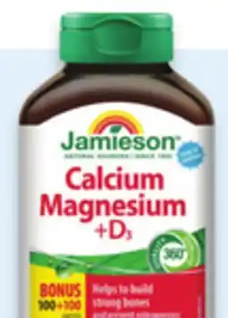 Walmart Jamieson vitamin B12 100s or calcium, magnesium and vitamin D3 200s offer