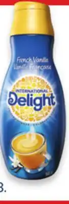 Walmart International Delight coffee flavoured creamer or cold foam 946 mL 369 g-396 g offer