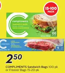Sobeys Sandwich Bags offer