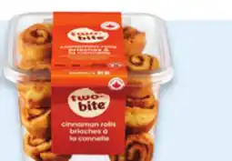 Walmart two-bite brownies 608 g or cinnamon rolls 595 g offer