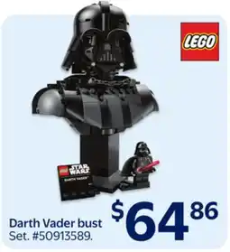 Walmart LEGO Darth Vader bust offer