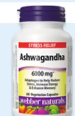 Walmart Webber Naturals ashwagandha offer