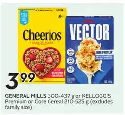 Sobeys 300-437 g or Premium or Core Cereal 210-525 g offer