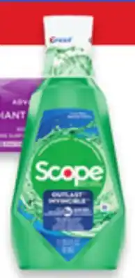 Walmart Crest Scope Outlast Mouthwash offer
