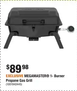 Home Depot EXCLUSIVE MEGAMASTER 1- Burner Propane Gas Grill offer