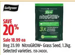 Canadian Tire NitroGROW+ Grass Seed offer