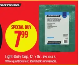 Canadian Tire CERTIFIED Light-Duty Tarp offer