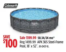 Canadian Tire APX 365 Steel-Frame Pool offer