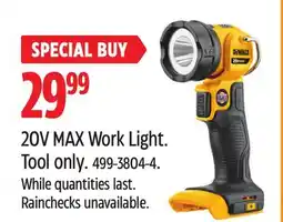 Canadian Tire 20V MAX Work Light offer