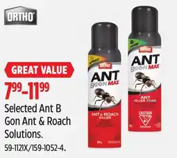 Canadian Tire Selected Ortho Ant B Gon Ant & Roach Solutions offer