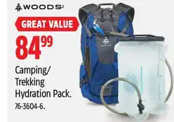 Canadian Tire WOODS Camping/Trekking Hydration Pack offer