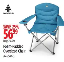 Canadian Tire WOODS Foam-Padded Oversized Chair offer