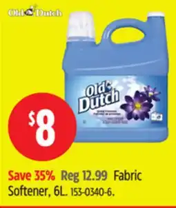 Canadian Tire Fabric Softener 6L offer