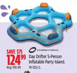 Canadian Tire Day Drifter 5-Person Inflatable Party Island offer