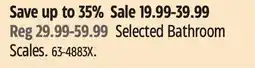Canadian Tire Selected Bathroom Scales offer