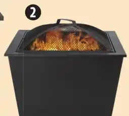 Canadian Tire For Living Lyall 20 Square Outdoor Wood Fire Pit offer