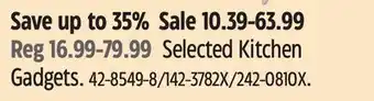 Canadian Tire Selected Kitchen Gadgets offer