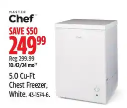 Canadian Tire Master Chef 5.0 Cu-Ft Chest Freezer offer