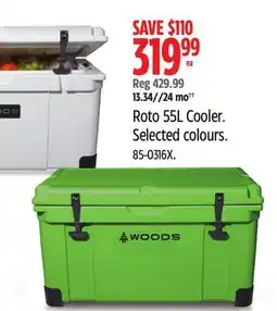 Canadian Tire Roto 55L Cooler offer