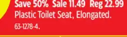 Canadian Tire Danze Plastic Toilet Seat, Elongated offer