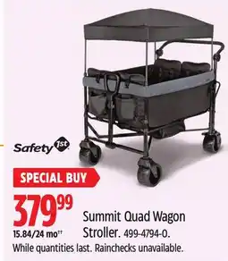Canadian Tire Safety 1st Summit Quad Wagon Stroller offer