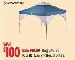 Canadian Tire Woods 10 x 10´ Sun Shelter offer