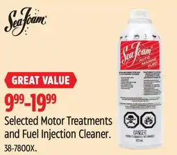 Canadian Tire SEAFOAM Selected Motor Treatments and Fuel Injection Cleaner offer