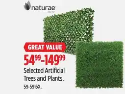 Canadian Tire Selected Artificial Trees and Plants offer